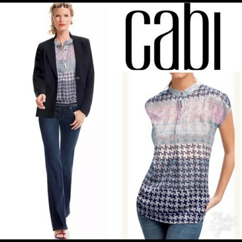Cabi #735 Aster Sheer Tunic Blouse